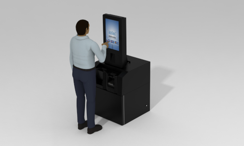 GLORY self payment kiosk