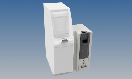 Self-service payment ATM kiosk